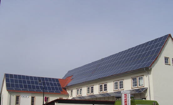 Bild Haus mit Photovoltaik